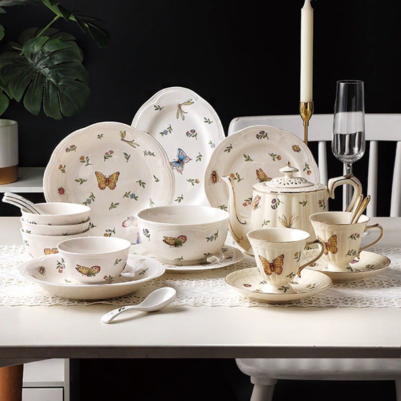 Butterfly Dining Collection -Dinnerware- Delicors