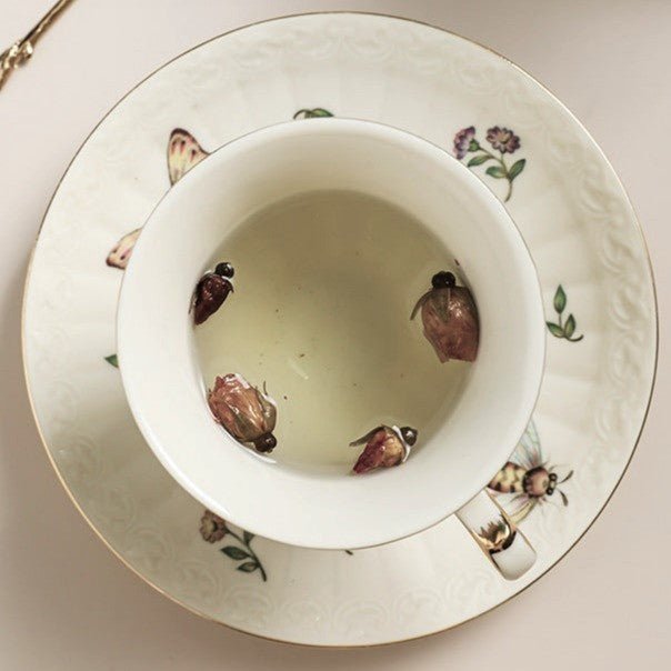 Butterfly Tea Cup & Pot Collection -Dinnerware- Delicors