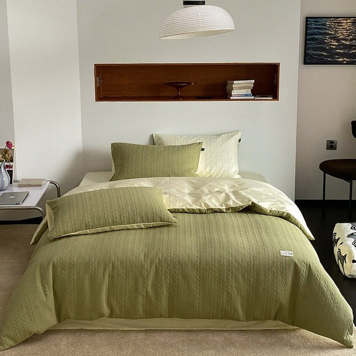 Cable Knit Bedding Set -Bedding- Delicors