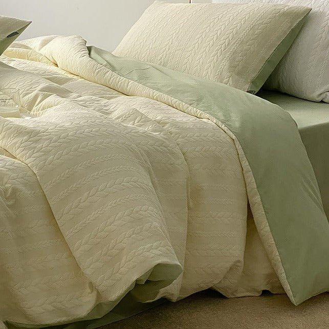 Cable Knit Bedding Set -Bedding- Delicors