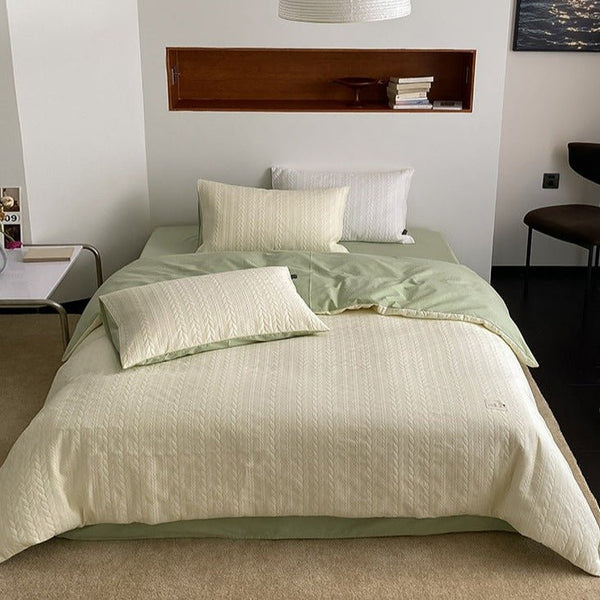 Cable Knit Bedding Set -Bedding- Delicors