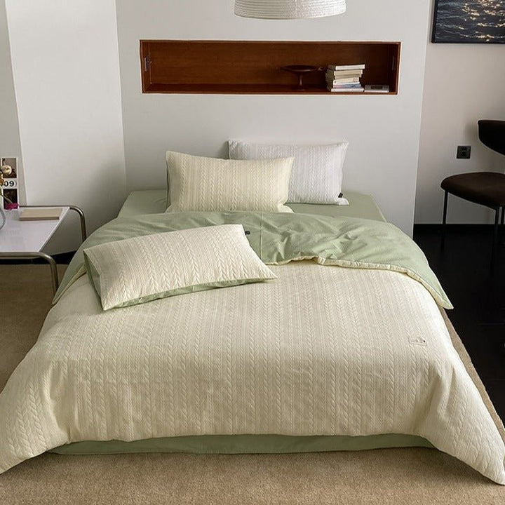 Cable Knit Bedding Set -Bedding- Delicors