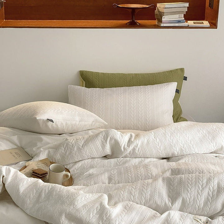 Cable Knit Bedding Set -Bedding- Delicors