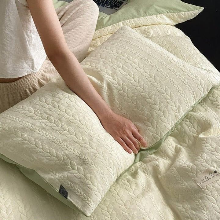 Cable Knit Bedding Set -Bedding- Delicors