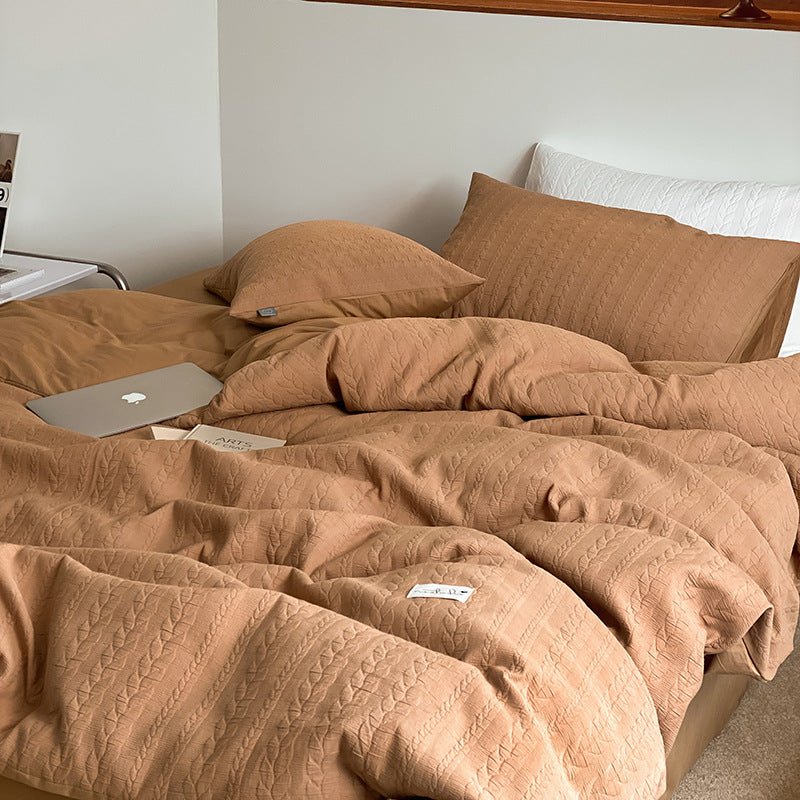 Cable Knit Bedding Set -Bedding- Delicors