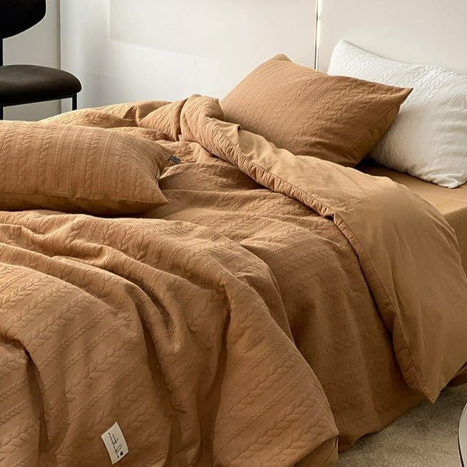 Cable Knit Bedding Set -Bedding- Delicors