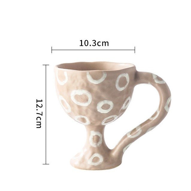 Ceramic Chalice Teacup -Dinnerware- Delicors