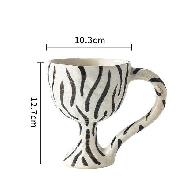 Ceramic Chalice Teacup -Dinnerware- Delicors