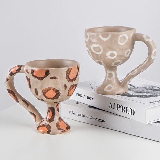 Ceramic Chalice Teacup -Dinnerware- Delicors