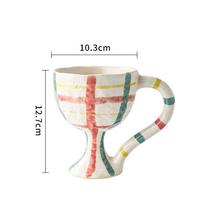 Ceramic Chalice Teacup -Dinnerware- Delicors
