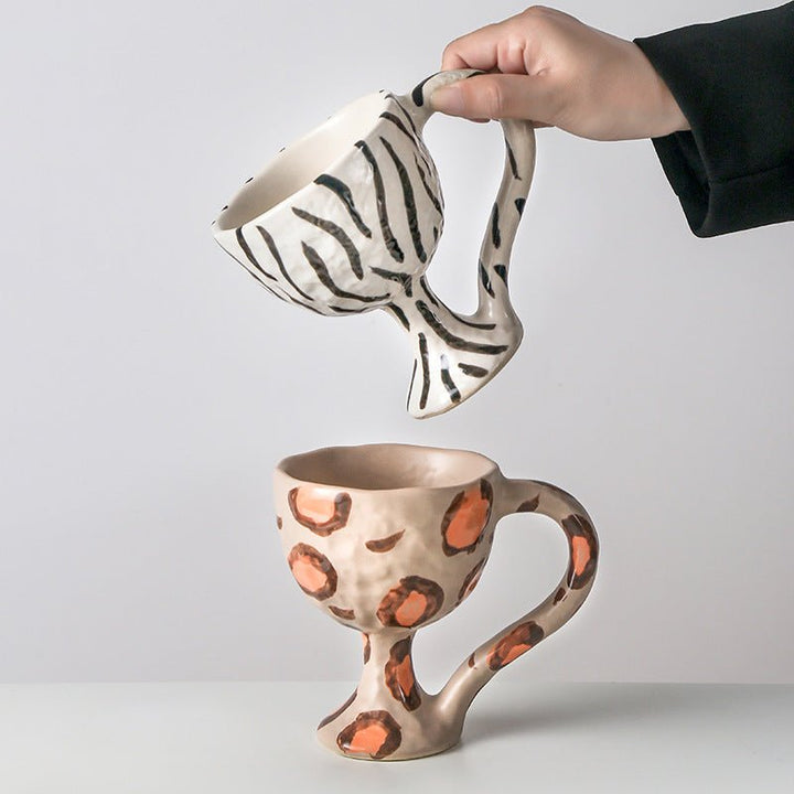 Ceramic Chalice Teacup -Dinnerware- Delicors