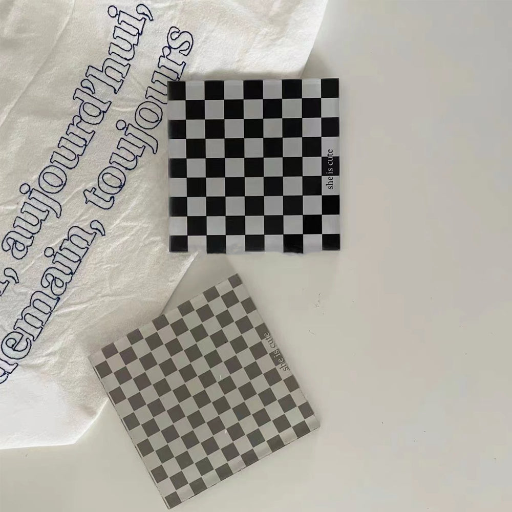 Checkerboard Acrylic Coasters Collection -- Delicors