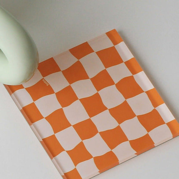 Checkerboard Fun Acrylic Coaster Collection -Coasters- Delicors