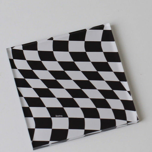 Checkerboard Fun Acrylic Coaster Collection -Coasters- Delicors
