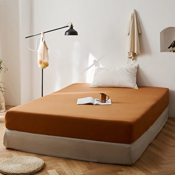 Checkerboard Plus Jersey Cotton Lightweight Bed Sheet -Bedding- Delicors
