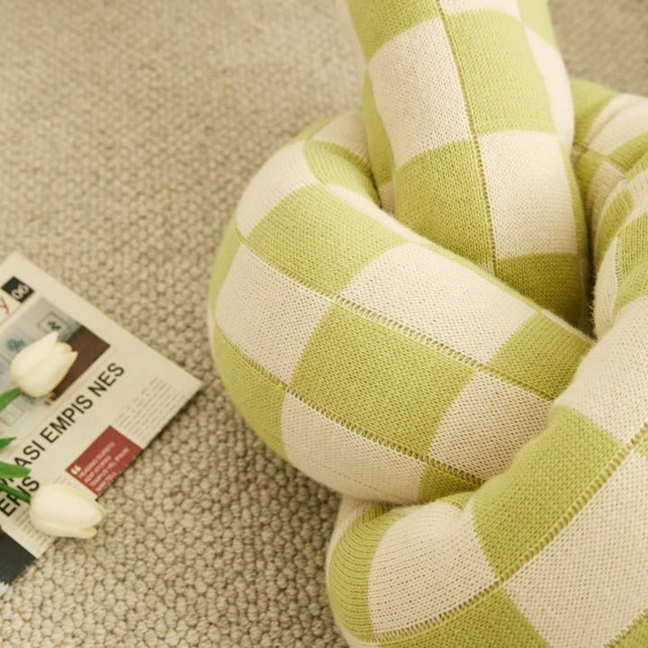 Checkerboard Twist Boucle Cushion Collection -- Delicors