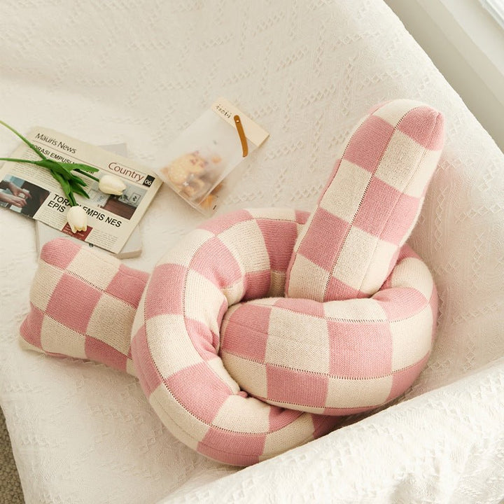Checkerboard Twist Boucle Cushion Collection -- Delicors