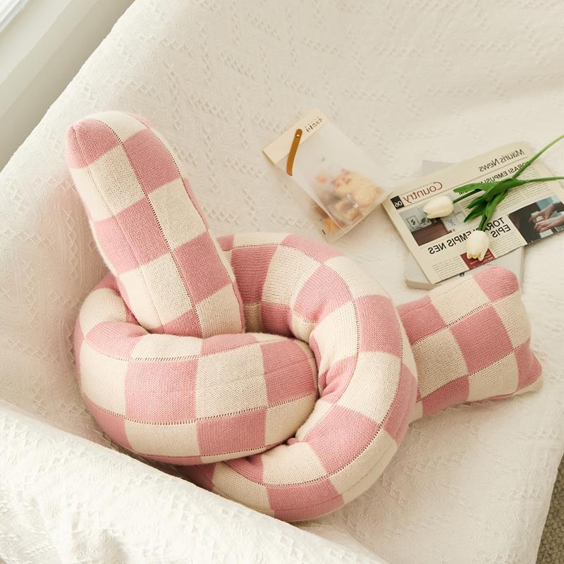 Checkerboard Twist Boucle Cushion Collection -- Delicors