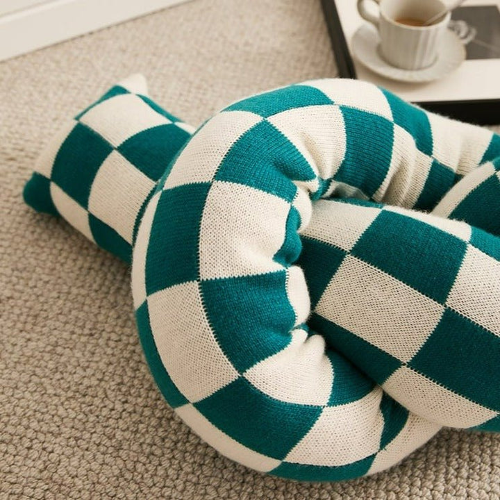 Checkerboard Twist Boucle Cushion Collection -- Delicors