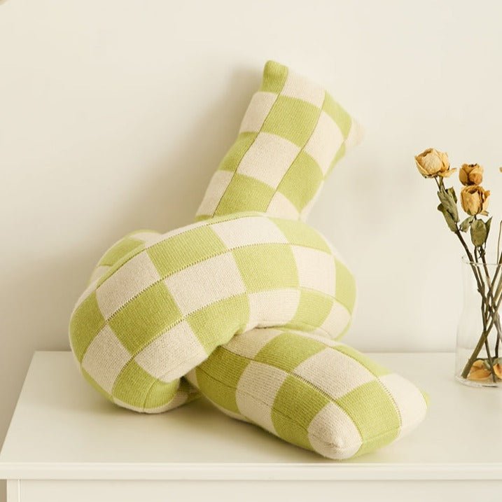 Checkerboard Twist Boucle Cushion Collection -- Delicors