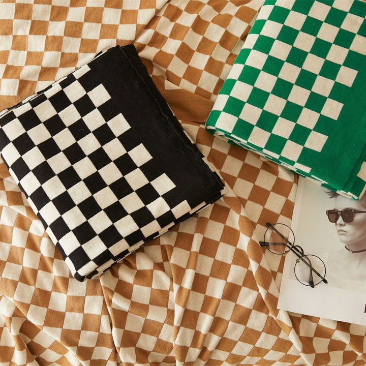 Checkered Past Blanket -Throw- Delicors