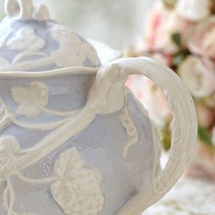 Cherub Teacup & Pot Collection -Dinnerware- Delicors