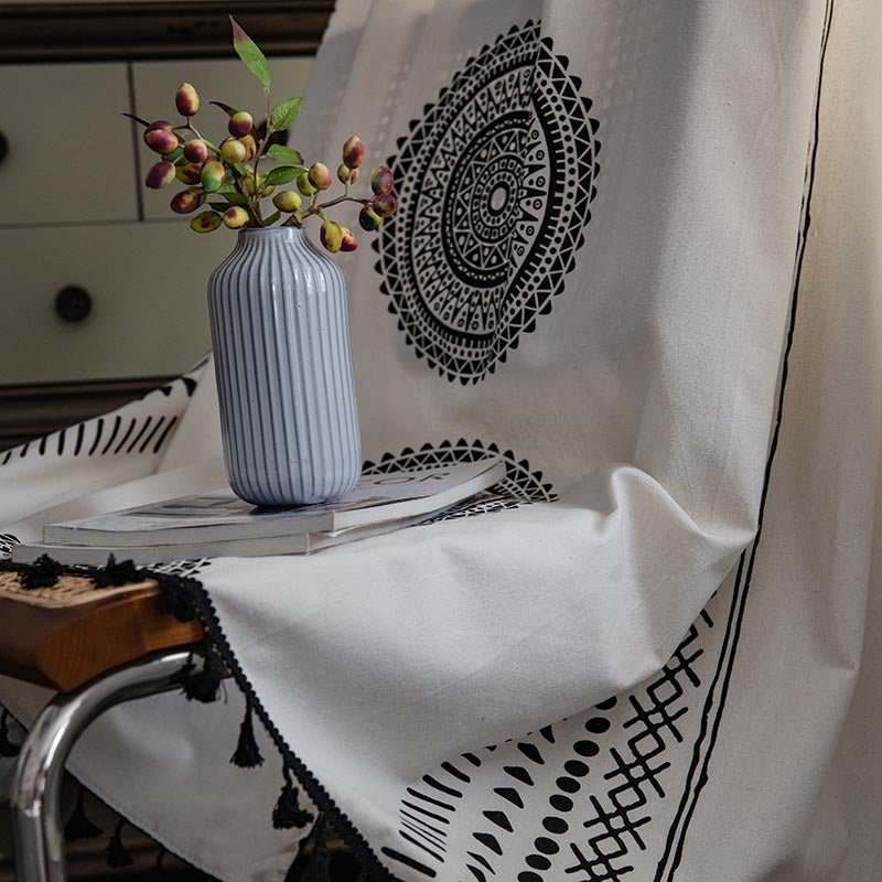 Circle Mandala Curtain -Curtain- Delicors