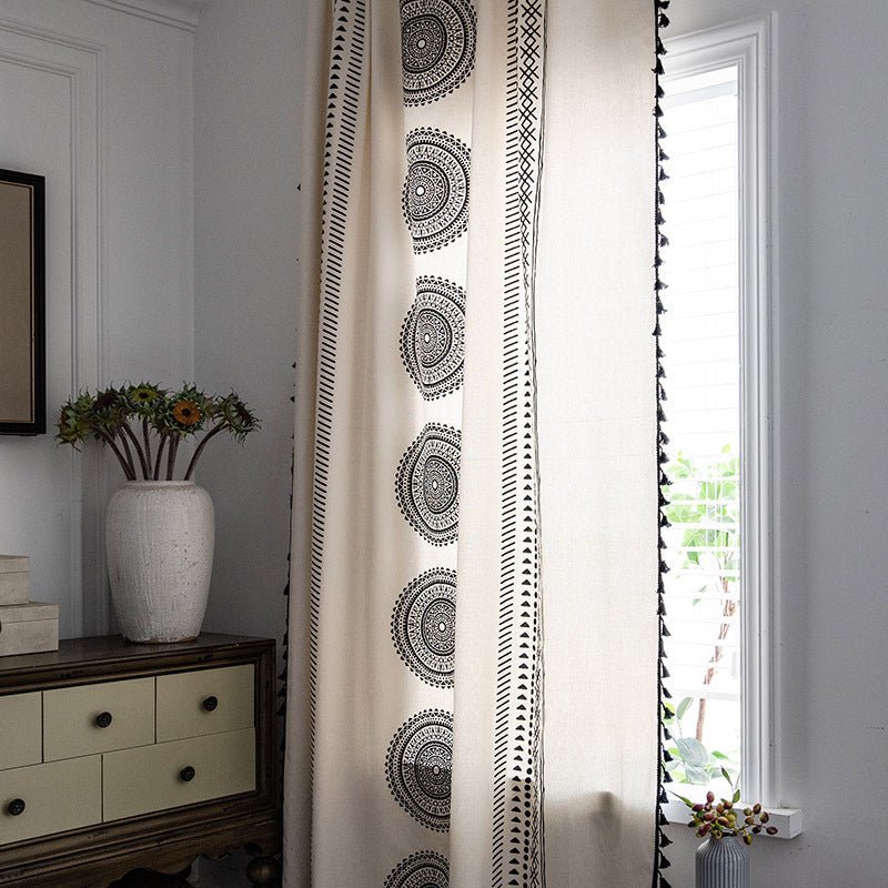 Circle Mandala Curtain -Curtain- Delicors
