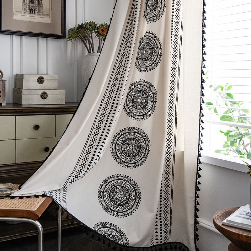Circle Mandala Curtain -Curtain- Delicors
