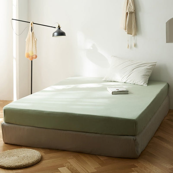 Classic Checkerboard Jersey Cotton Lightweight Bed Sheet -Bedding- Delicors