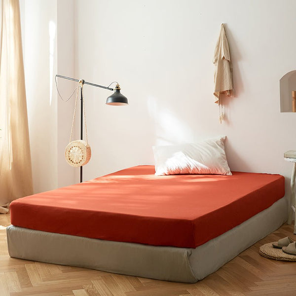 Classic Checkerboard Jersey Cotton Lightweight Bed Sheet -Bedding- Delicors