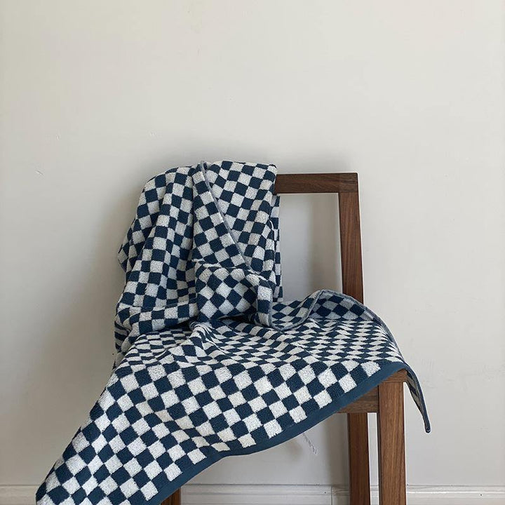 Classic Checkerboard Towel Collection -Towel- Delicors