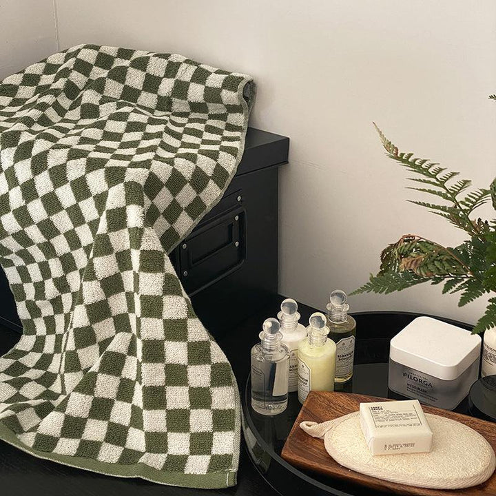Classic Checkerboard Towel Collection -Towel- Delicors