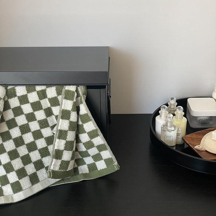 Classic Checkerboard Towel Collection -Towel- Delicors