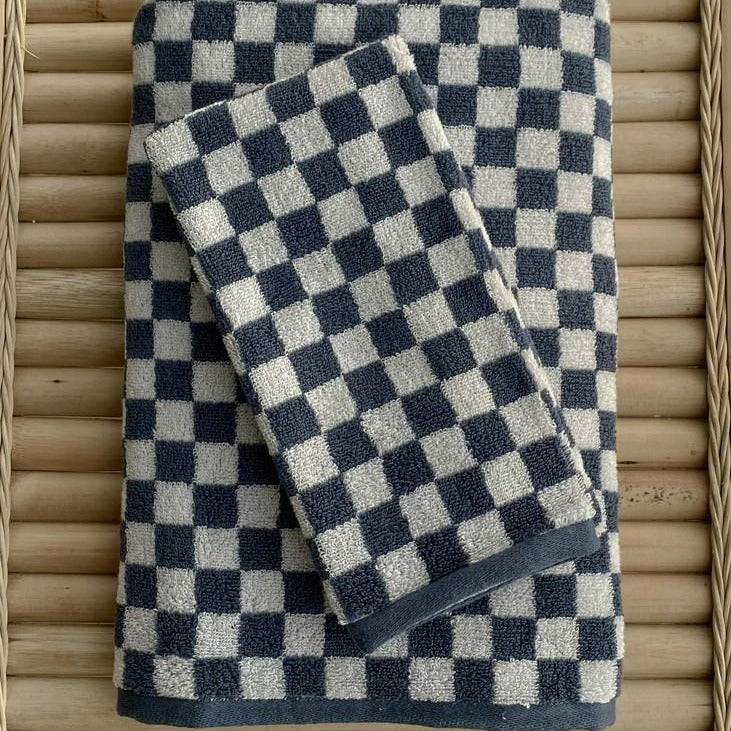 Classic Checkerboard Towel Collection -Towel- Delicors