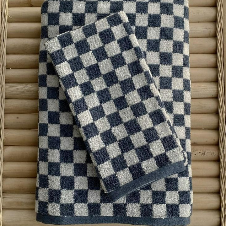 Classic Checkerboard Towel Collection -Towel- Delicors