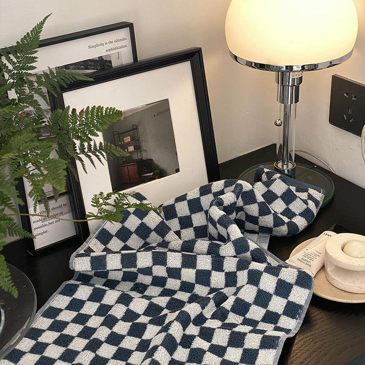Classic Checkerboard Towel Collection -Towel- Delicors