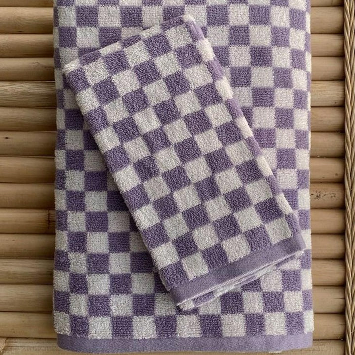 Classic Checkerboard Towel Collection -Towel- Delicors