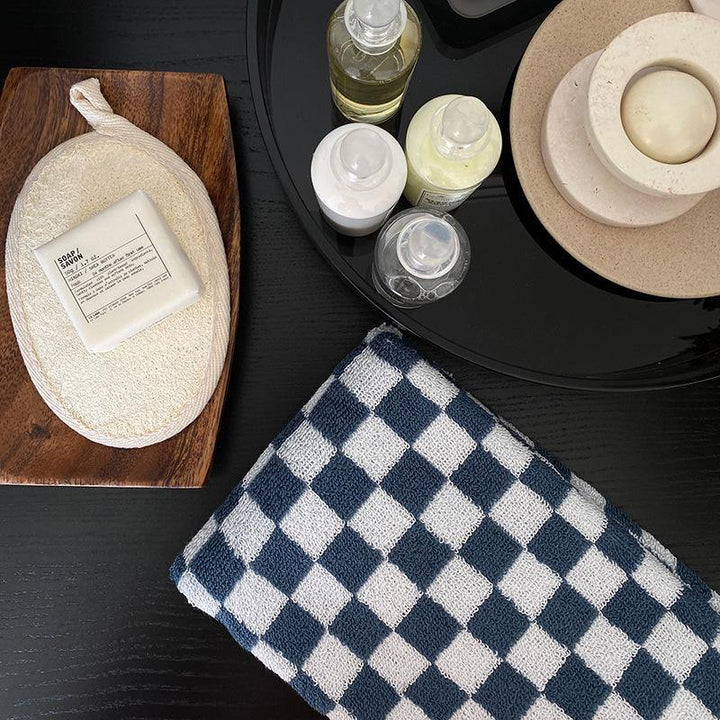 Classic Checkerboard Towel Collection -Towel- Delicors