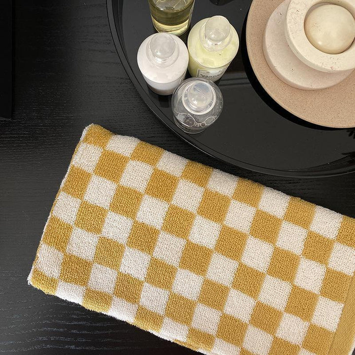 Classic Checkerboard Towel Collection -Towel- Delicors