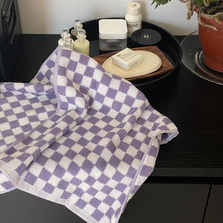 Classic Checkerboard Towel Collection -Towel- Delicors