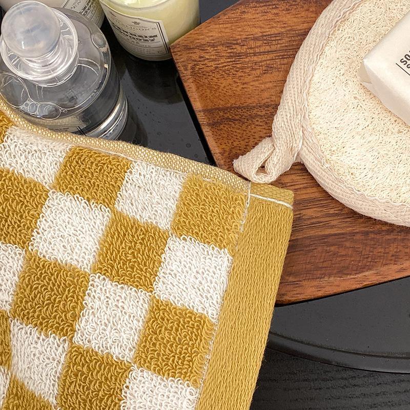 Classic Checkerboard Towel Collection -Towel- Delicors