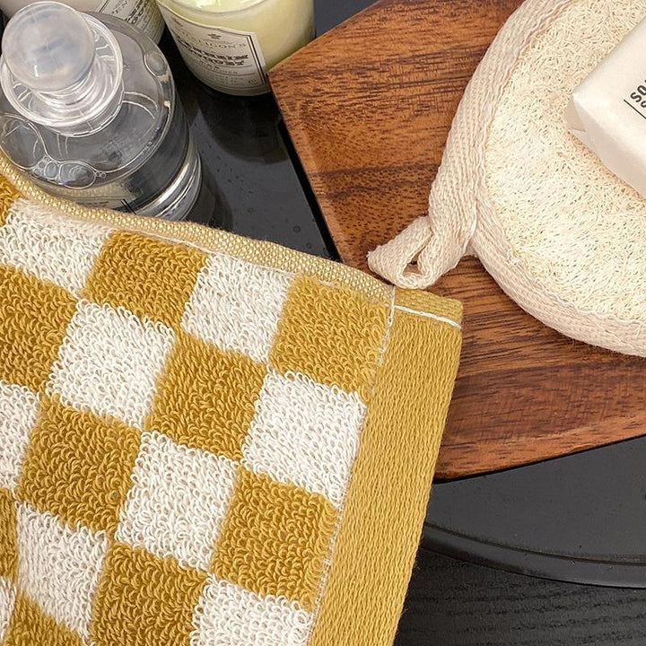 Classic Checkerboard Towel Collection -Towel- Delicors