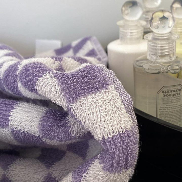 Classic Checkerboard Towel Collection -Towel- Delicors