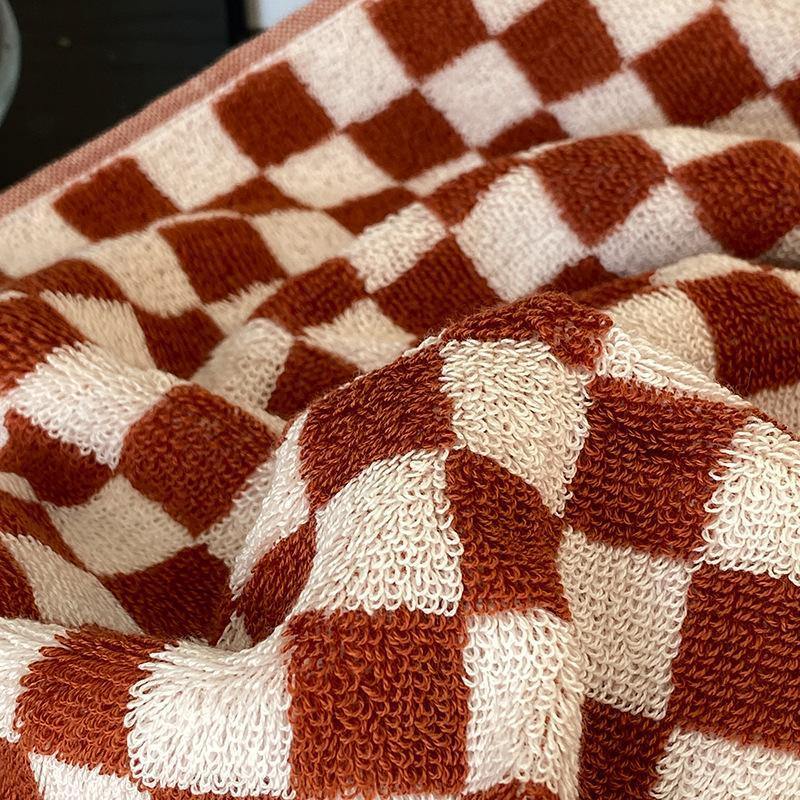 Classic Checkerboard Towel Collection -Towel- Delicors