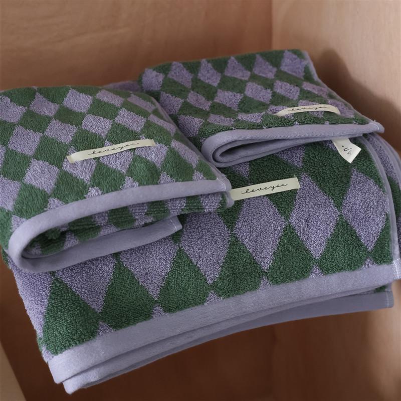Classic Diamond Towel Collection -Towel- Delicors
