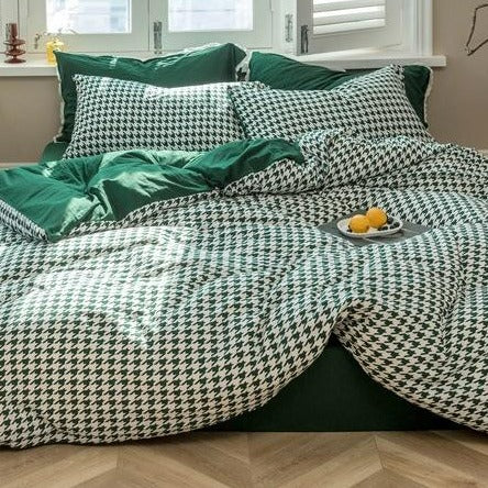 Classic Pied De Poule Bedding Collection -Bedding- Delicors