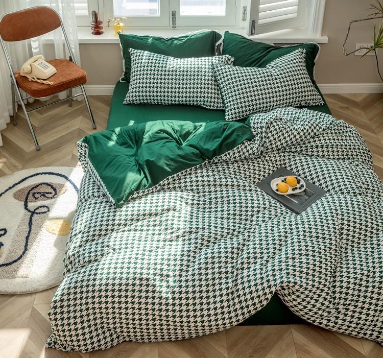 Classic Pied De Poule Bedding Collection -Bedding- Delicors
