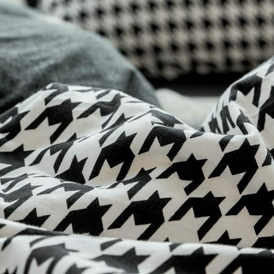 Classic Pied De Poule Bedding Collection -Bedding- Delicors