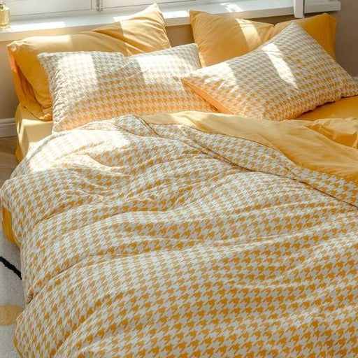 Classic Pied De Poule Bedding Collection -Bedding- Delicors